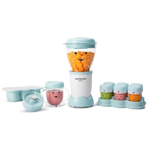 NutriBullet Nby-50100 Baby Blender Set,200W (Blue),200 Watt
